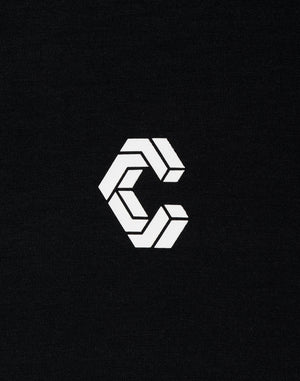 CRONOS LITE VOLUME HOODIE [BLACK×WHITE]