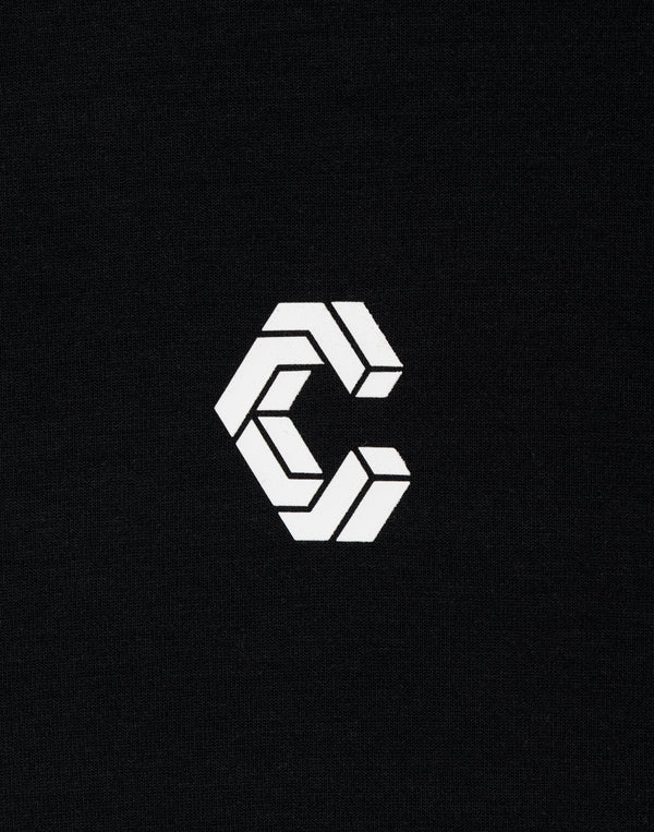 CRONOS LITE VOLUME HOODIE [BLACK×WHITE]