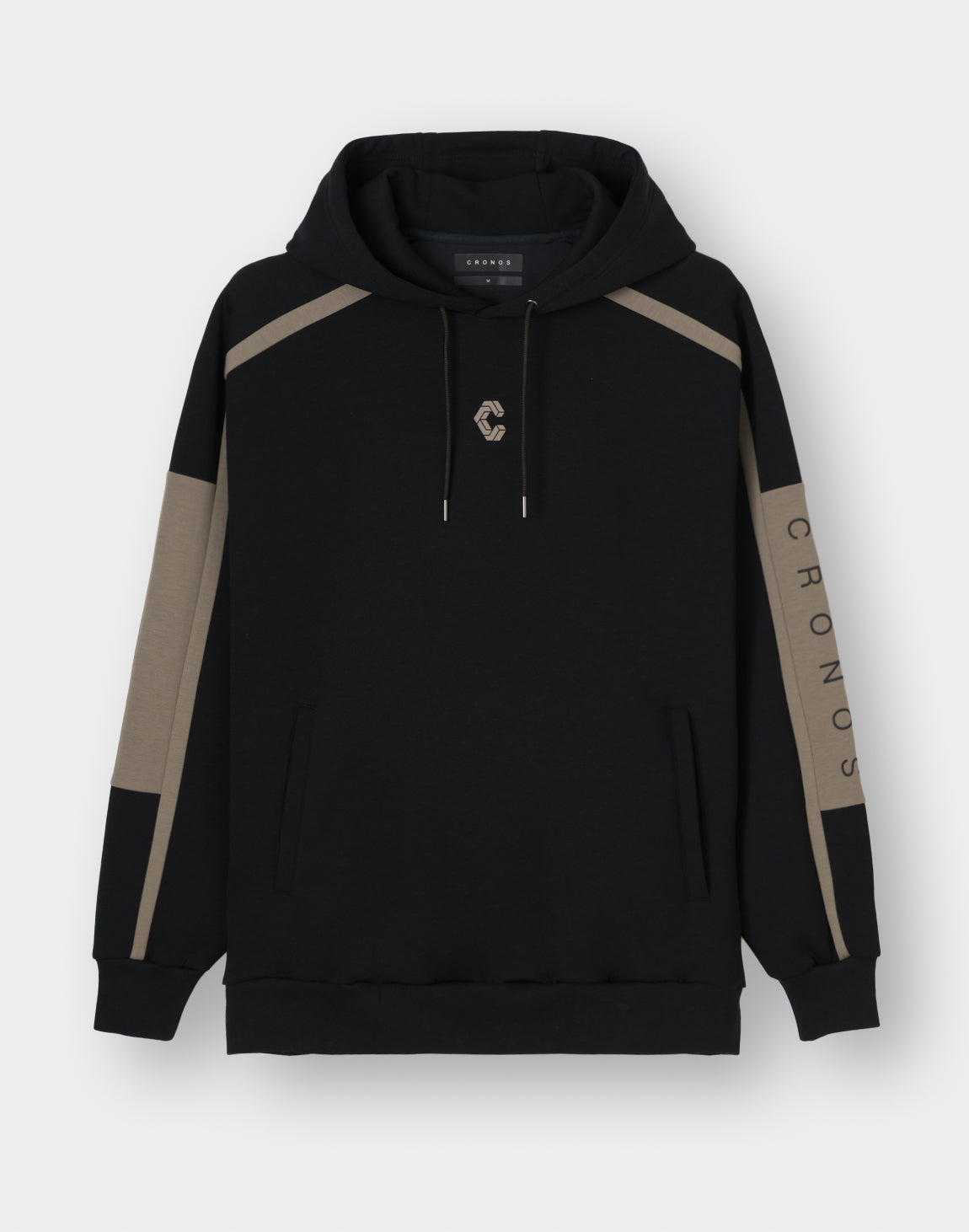CRONOS LITE VOLUME HOODIE【BLACK×TAUPE】