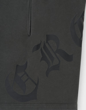 CRONOS BLACKLETTER Shorts【V BLACK×BLACK】