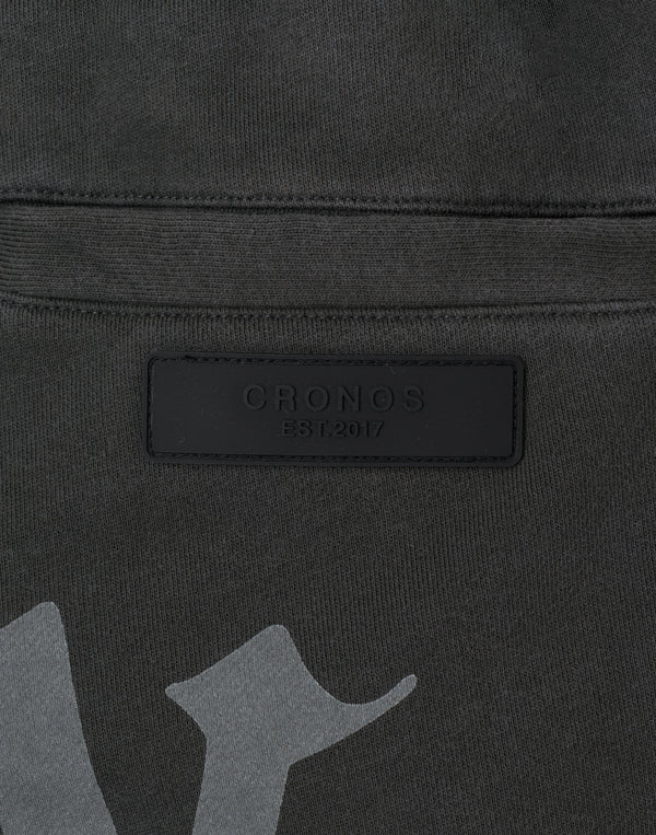 CRONOS BLACKLETTER Shorts【V BLACK×WHITE】