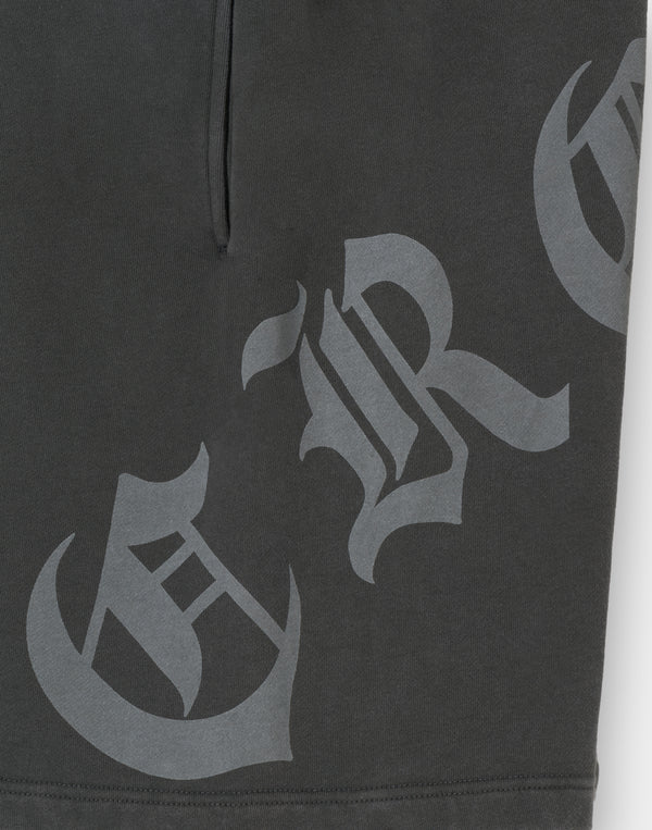 CRONOS BLACKLETTER Shorts【V BLACK×WHITE】
