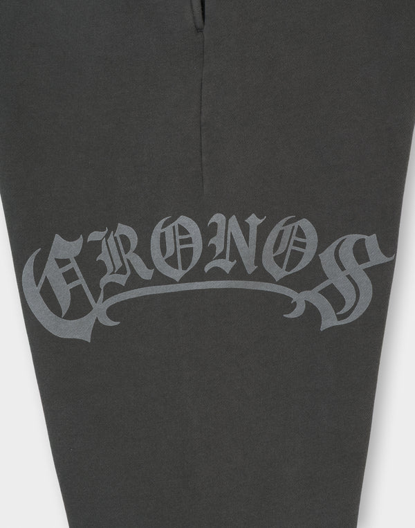 CRONOS BLACKLETTER Long Pants [V BLACK×WHITE]
