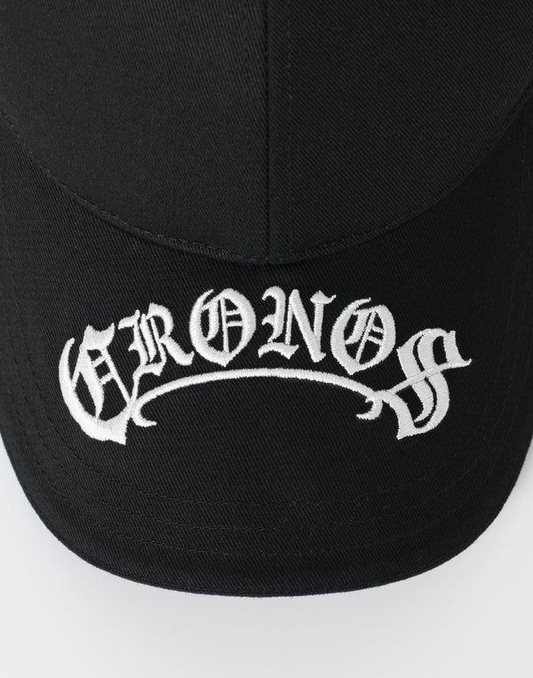 CRONOS BLACKLETTER  CAP【WHITE】