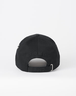 CRONOS BLACKLETTER  CAP【BLACK】