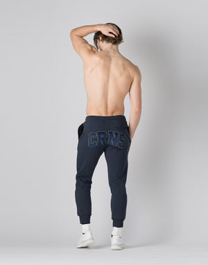 CRONOS Patchwork long pants [NAVY]