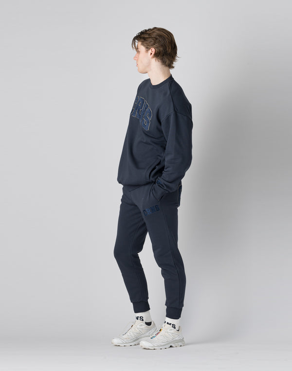 CRONOS Patchwork long pants [NAVY]