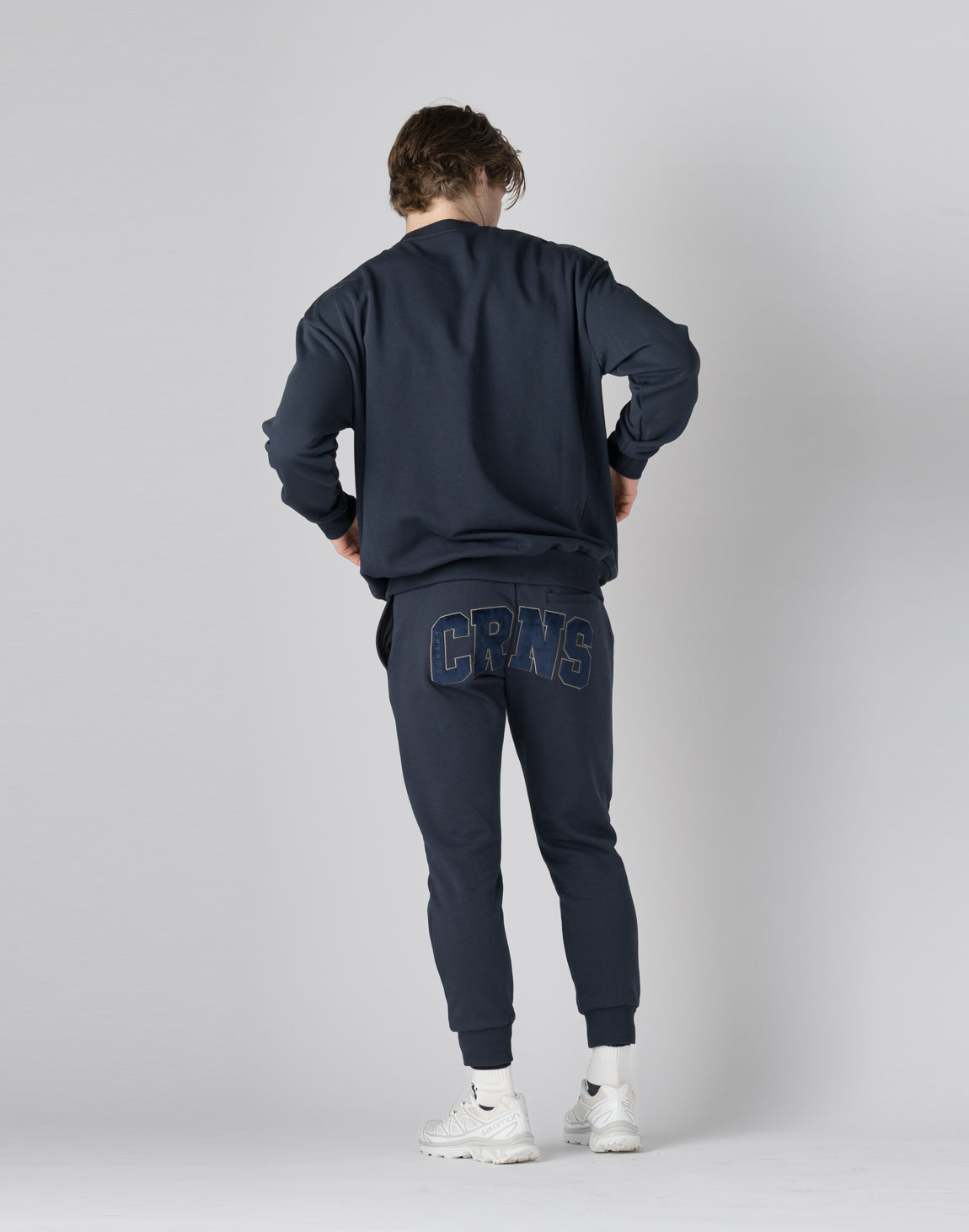 ファッションシーンで話題のこれから流行るブランド12選 CRONOS CRONOS クロノス – sweatshirt【M.GRAY】 Patchwork ウォーキング・ランニングウェア