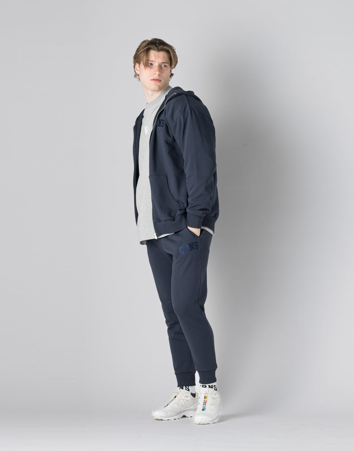 CRONOS Patchwork zip foodie [NAVY] – クロノス CRONOS