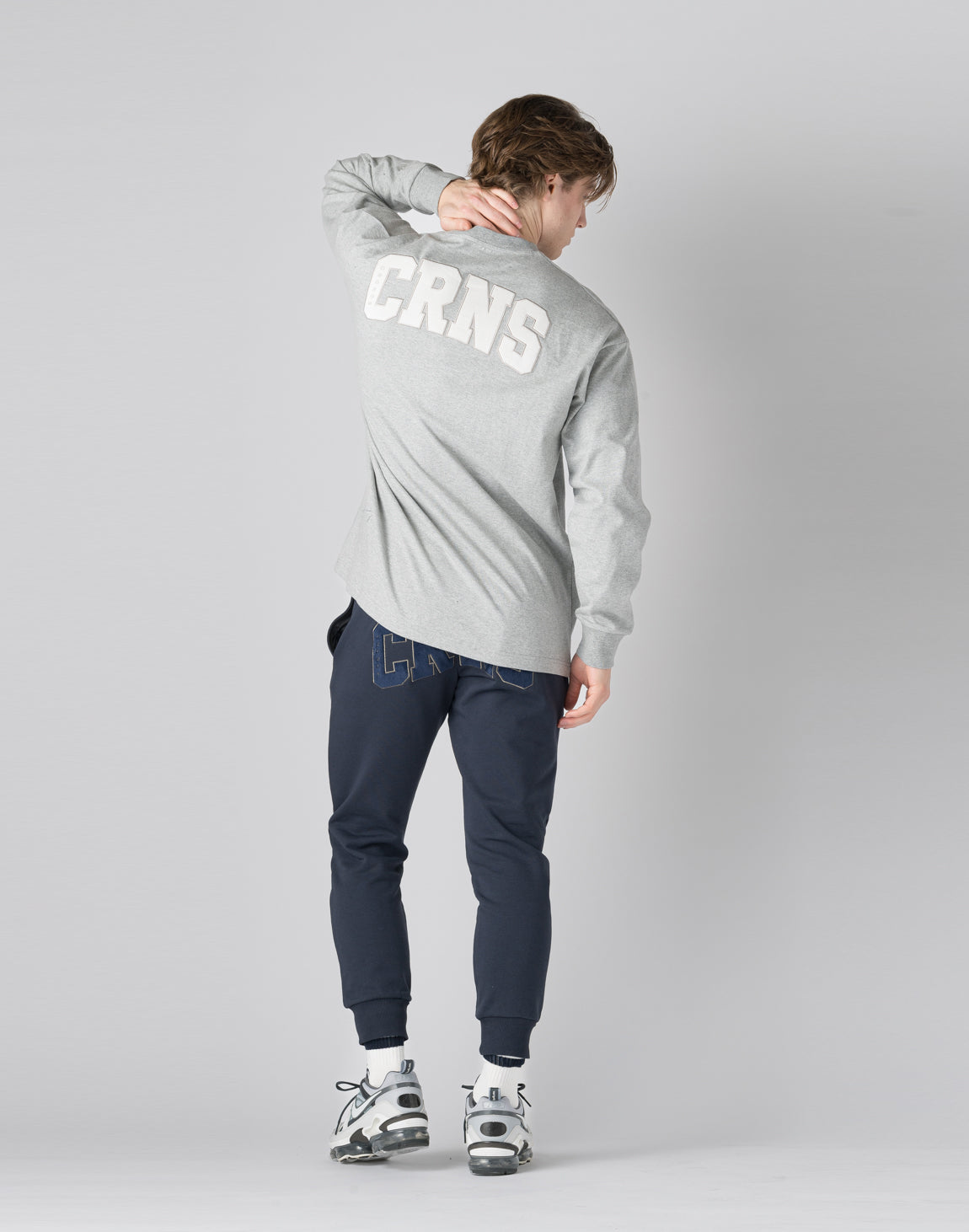 CRONOS Patchwork long sleeve T [M.GRAY]