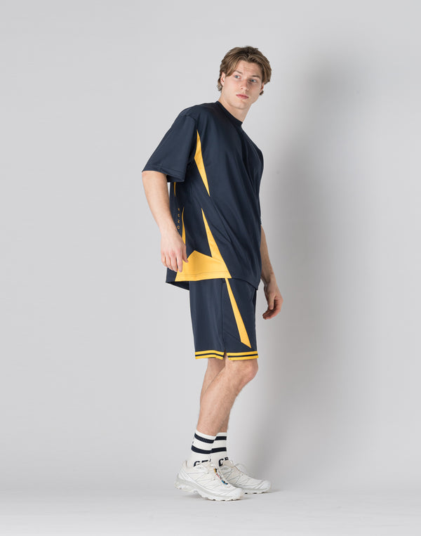 CRONOS 針孔網眼T卹 [NAVY]