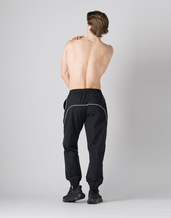 CRONOS  Piping design long pants【BLACK】