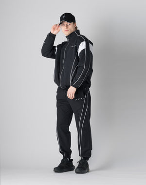 CRONOS  Piping design long pants【BLACK】
