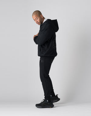 CRONOS Patchwork zip foodie【BLACK】