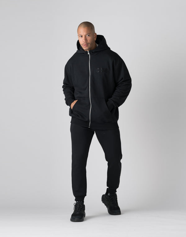 CRONOS Patchwork zip foodie【BLACK】