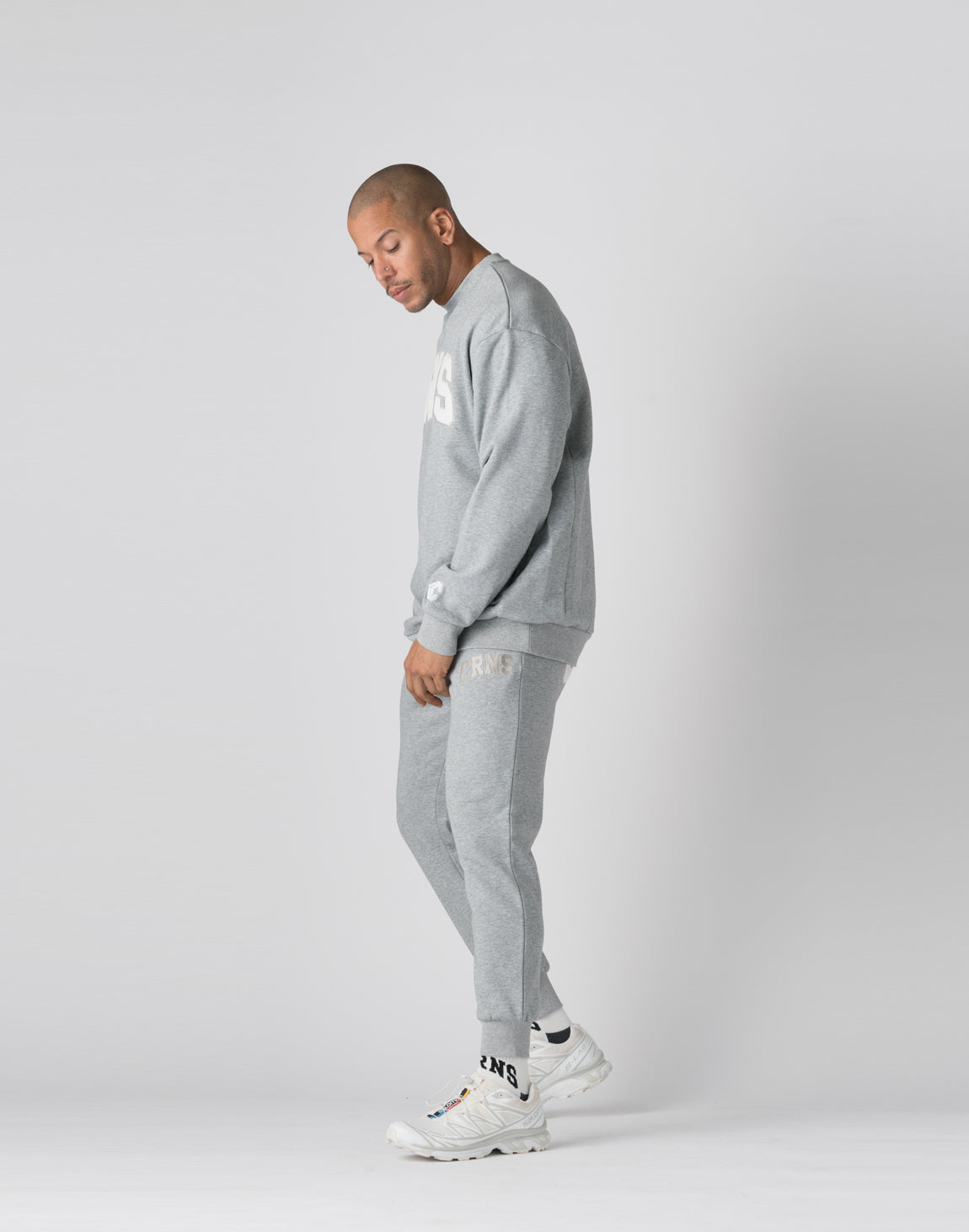 CRONOS Patchwork sweatshirt【M.GRAY】 – クロノス CRONOS