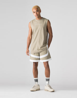 CRONOS Side Insert sleeveless	【GREIGE】