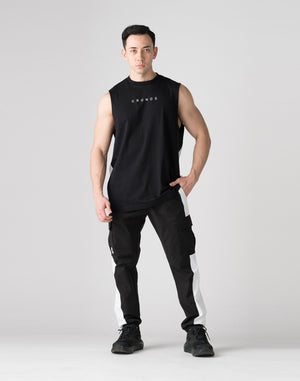 CRONOS Stretch cargo pants【BLACK】