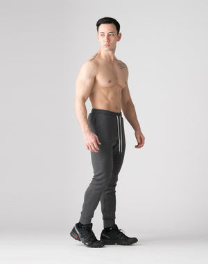 CRONOS Black Letter long pants【MCGRAY】