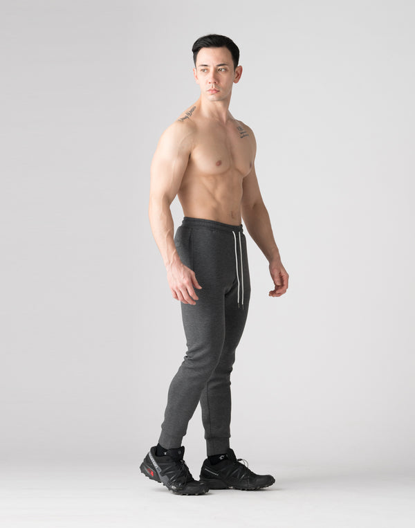 CRONOS Black Letter long pants【MCGRAY】