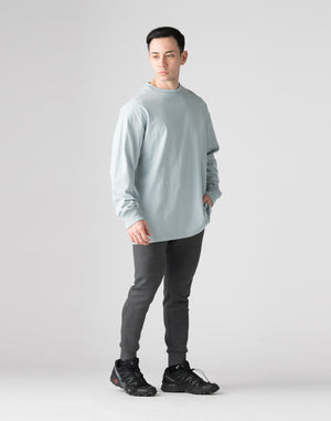 CRONOS Black Letter long pants【MCGRAY】