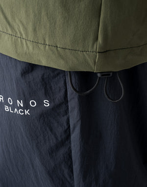 CRONOS BLACK 實用尼龍套頭衫 [黑色]