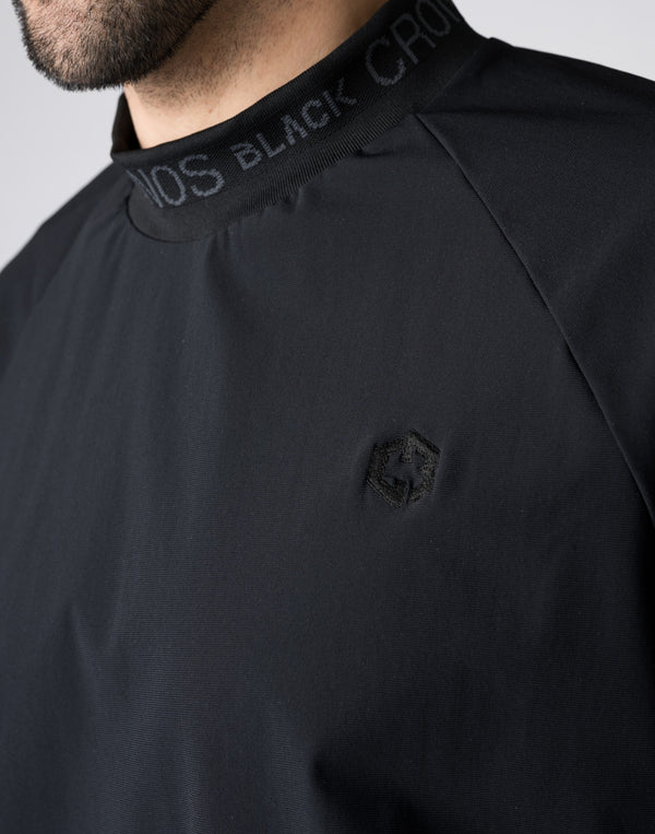 CRONOS BLACK 實用尼龍立領襯衫【白色】