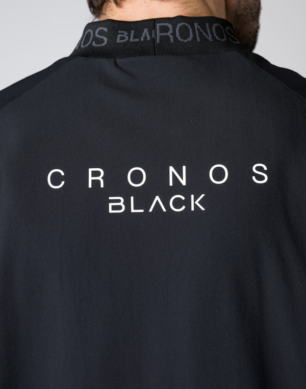 CRONOS BLACK 實用尼龍立領襯衫【白色】