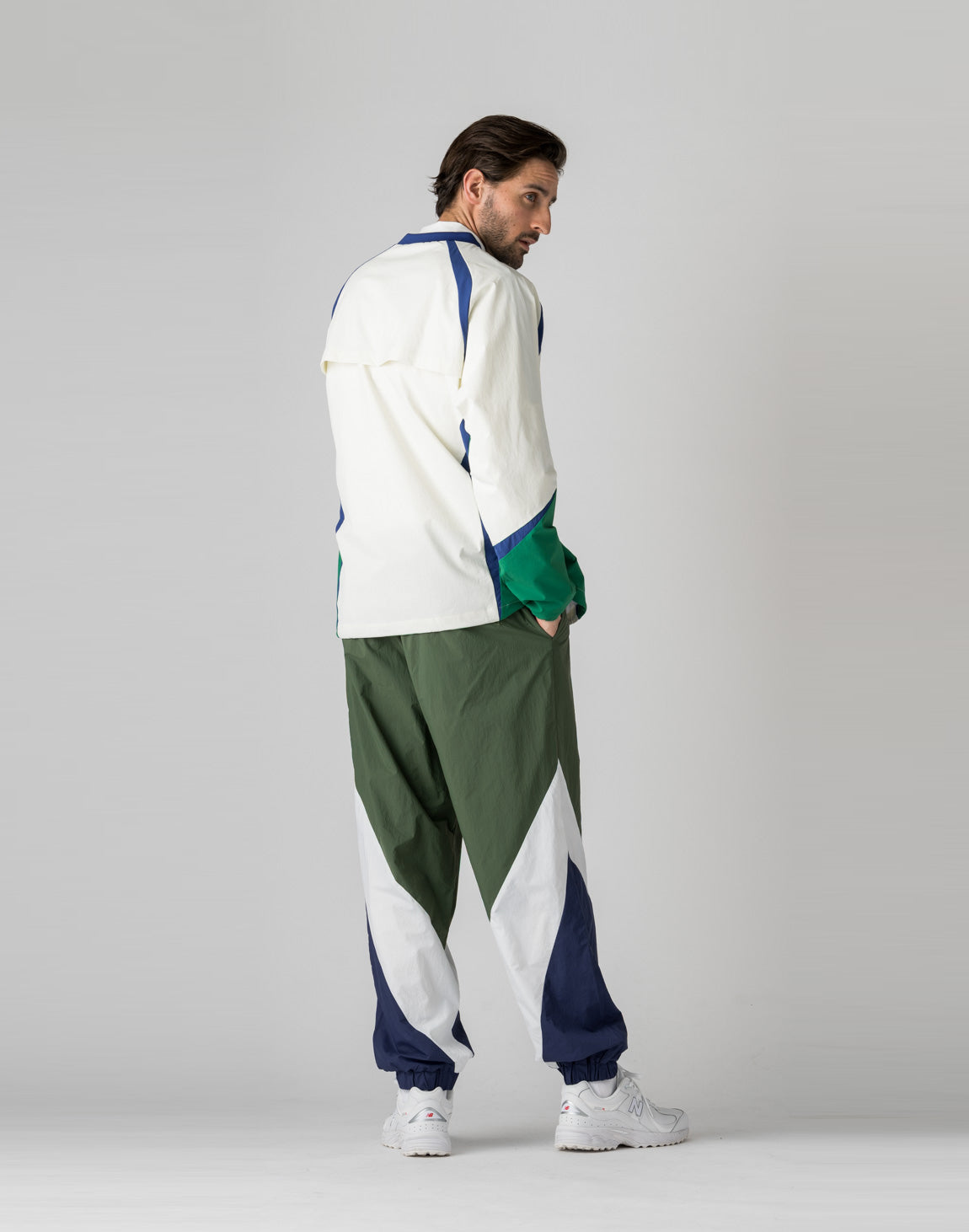 CRONOS BLACK Utility Nylon Pullover【WHITE】