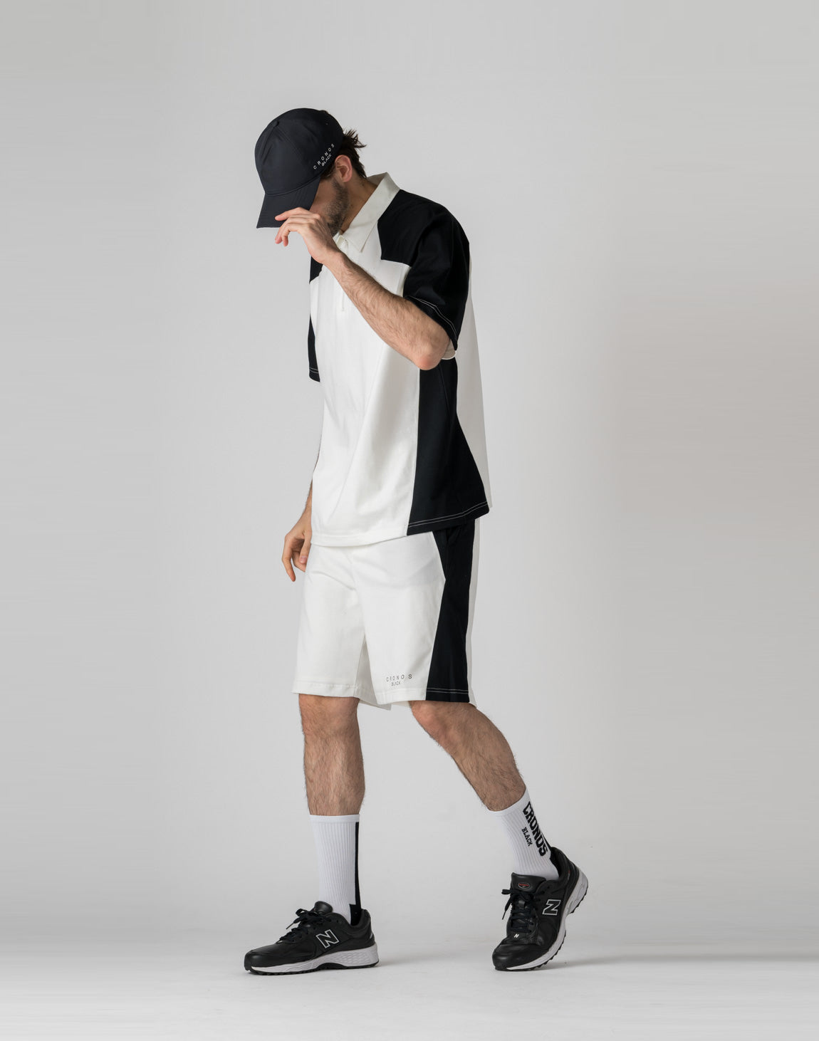 CRONOS BLACK active shorts 【WHITE】