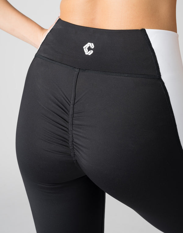 CRONOS WOMEN SWITCHED LEGGINGS【PINK】