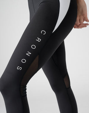 CRONOS WOMEN SWITCHED LEGGINGS【PINK】