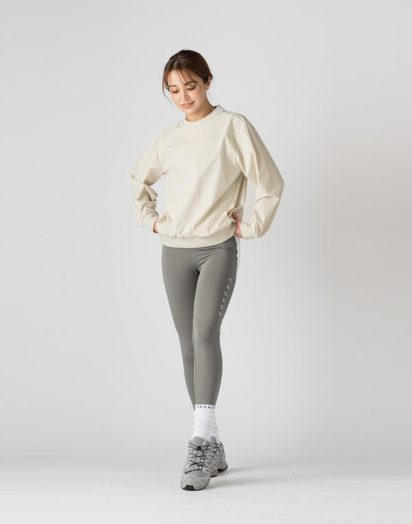 CRONOS WOMEN  NYLON PULLOVER【BEIGE】