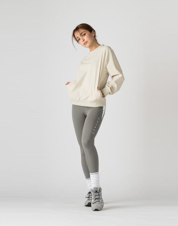 CRONOS WOMEN  NYLON PULLOVER【BEIGE】