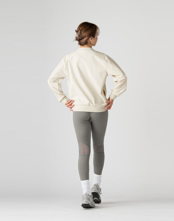 CRONOS WOMEN  NYLON PULLOVER【BEIGE】