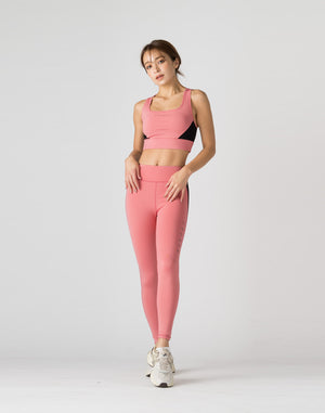 CRONOS WOMEN SWITCHED LEGGINGS【PINK】