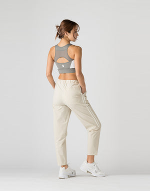 CRONOS WOMEN 2WAY STRETCH LONG PANTS【BEIGE】
