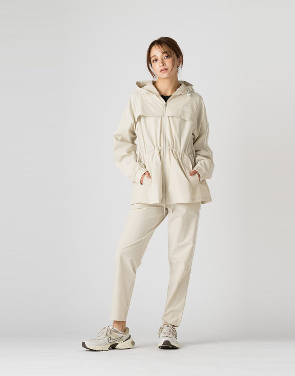 CRONOS WOMEN 2WAY STRETCH LONG PANTS【BEIGE】