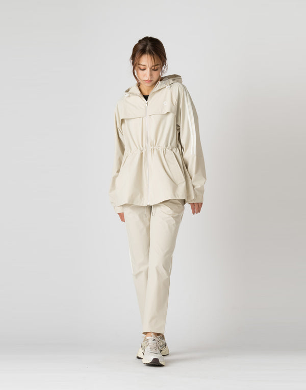CRONOS WOMEN 2WAY STRETCH LONG PANTS【BEIGE】