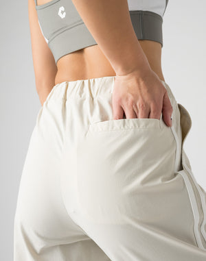 CRONOS WOMEN 2WAY STRETCH LONG PANTS【BEIGE】