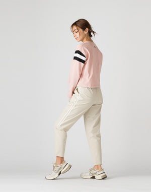 CRONOS WOMEN 2WAY STRETCH LONG PANTS【BEIGE】