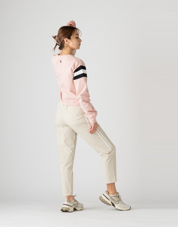 CRONOS WOMEN 2WAY STRETCH LONG PANTS【BEIGE】