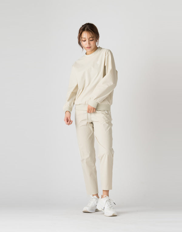 CRONOS WOMEN 2WAY STRETCH LONG PANTS【BEIGE】