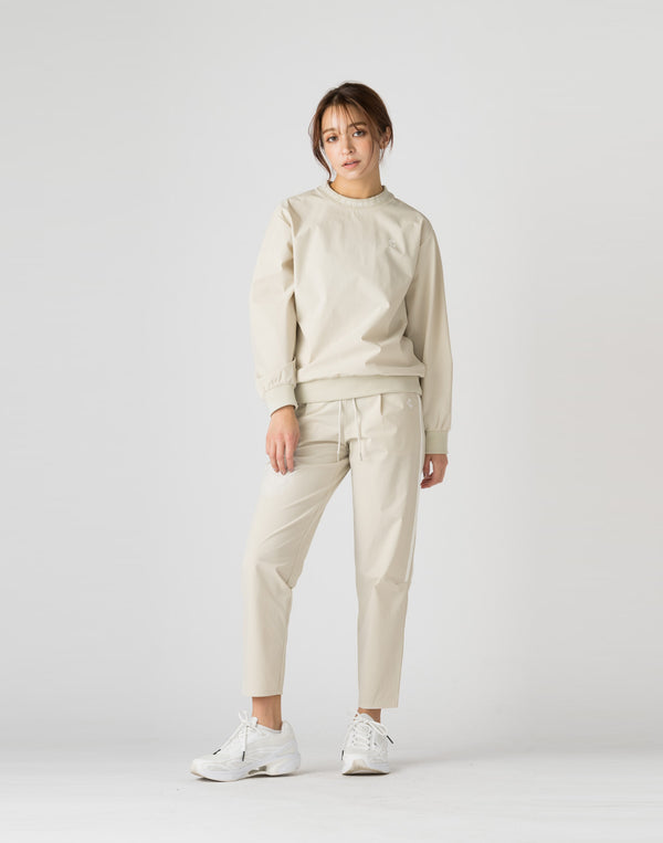 CRONOS WOMEN 2WAY STRETCH LONG PANTS【BEIGE】