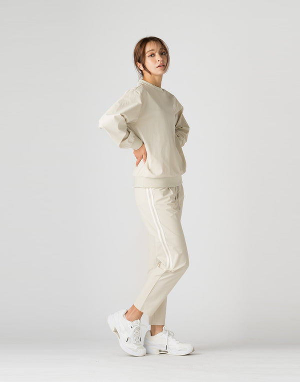 CRONOS WOMEN 2WAY STRETCH LONG PANTS【BEIGE】