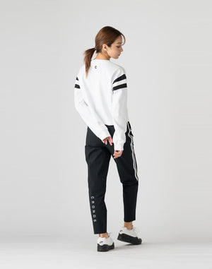 CRONOS WOMEN 2WAY STRETCH LONG PANTS【BLACK】