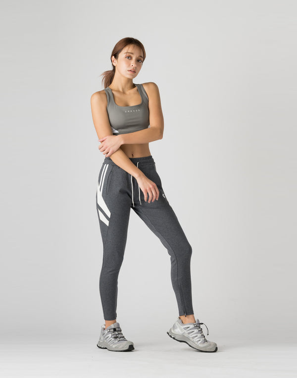CRONOS WOMEN SWITCH LONG PANTS【GRAY】