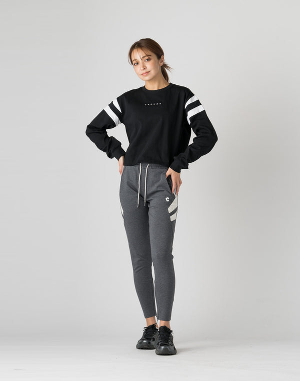 CRONOS WOMEN SWITCH LONG PANTS【GRAY】