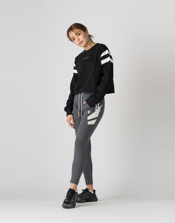 CRONOS WOMEN SWITCH LONG PANTS【GRAY】