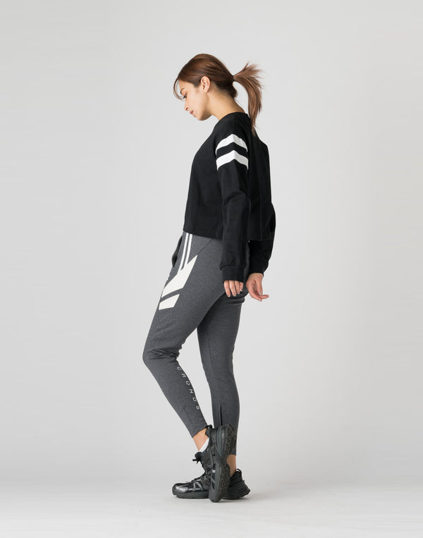 CRONOS WOMEN SWITCH LONG PANTS【GRAY】